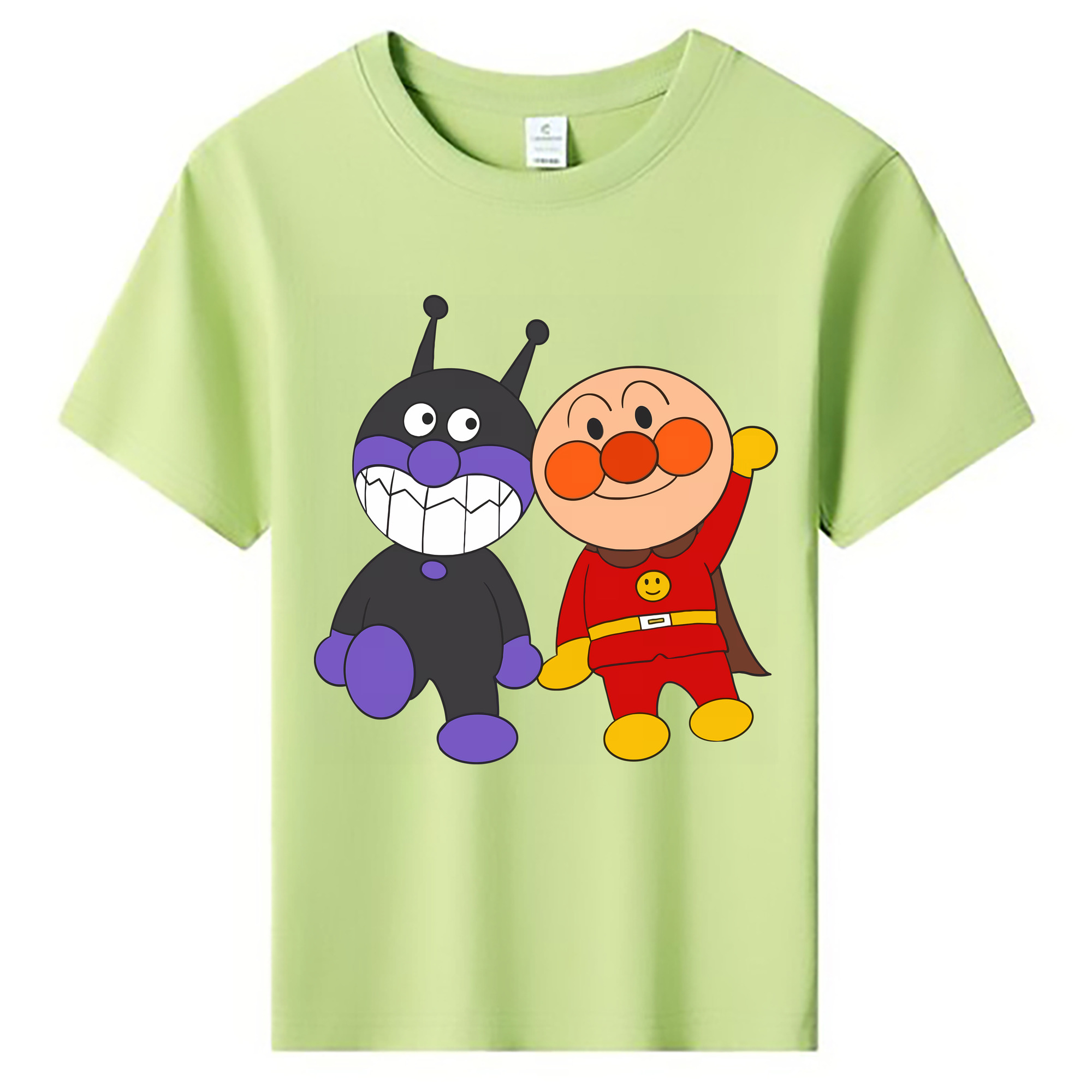 （画像用） アンパンマン Anpanman 綿100％キッズTシャツ（フロントプリント）